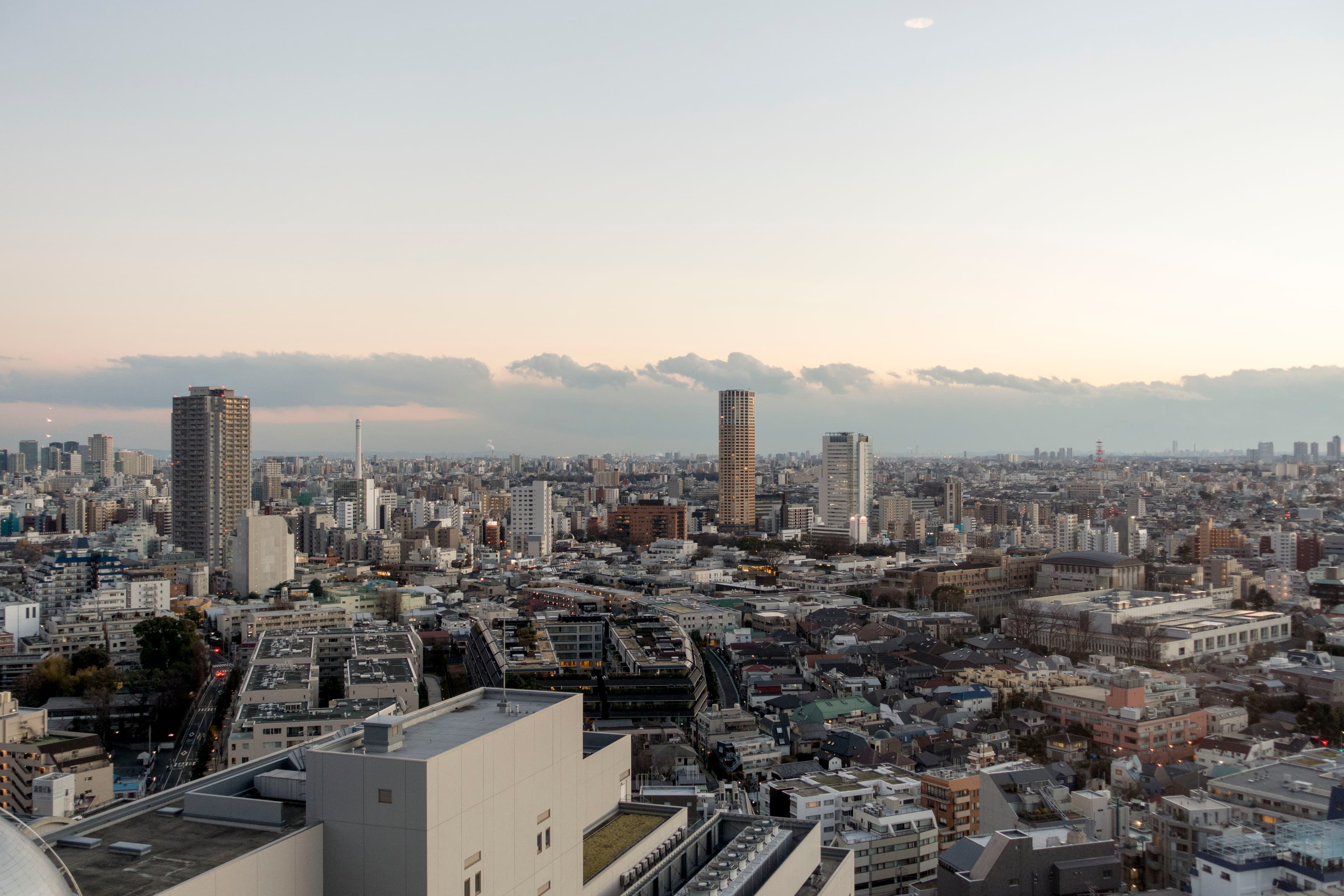 Tokyo buildings and cityscape photographed in 2015